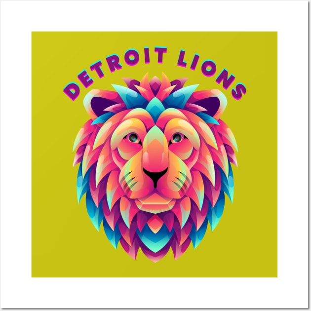 Detroit Lions NFC New Color Wall Art by TrendsCollection